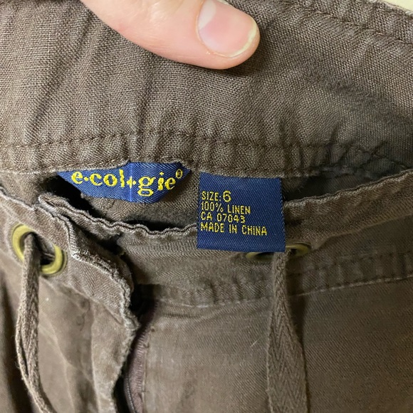 2/$20 ❤️ - SHORTS | Women’s Ecologie linen shorts size 6 - Picture 2 of 6